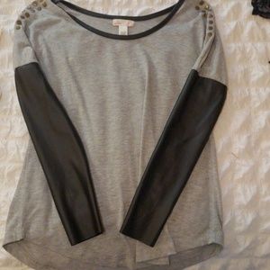 Embellished three quarter length shirt